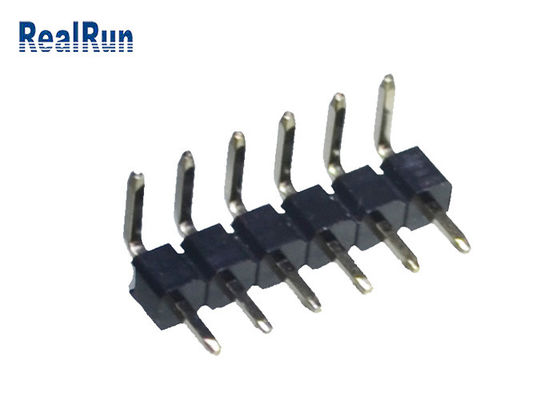 Tin Plating Nickel Pin Header-Verbindungsstück UL94V-0 löten einzelne Reihe VCDs DVD