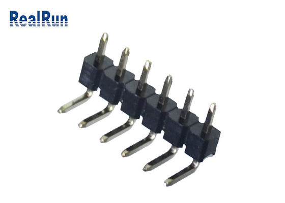 Tin Plating Nickel Pin Header-Verbindungsstück UL94V-0 löten einzelne Reihe VCDs DVD