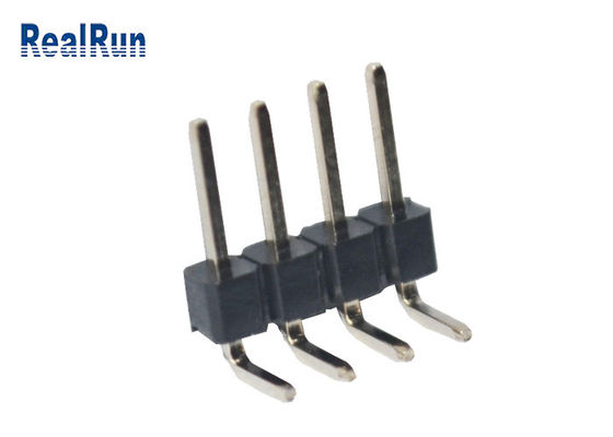 Maschinell bearbeitetes abgespaltenes männliches Verbindungsstück PA6T PBT LCP rechtwinkliges Pin Header PWBs