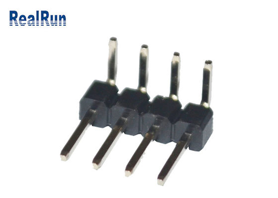 Maschinell bearbeitetes abgespaltenes männliches Verbindungsstück PA6T PBT LCP rechtwinkliges Pin Header PWBs