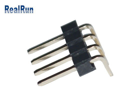 Maschinell bearbeitetes abgespaltenes männliches Verbindungsstück PA6T PBT LCP rechtwinkliges Pin Header PWBs