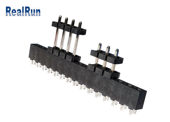 PBT LCP Neigung DC500V des PWB-Titel-Verbindungsstück-einzelne Reihen-Au-Zinn-3.96mm