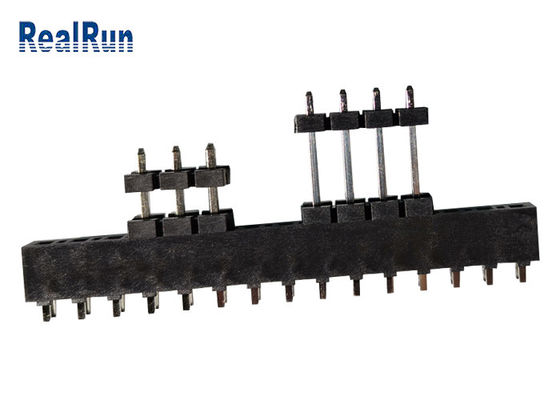 PBT LCP Neigung DC500V des PWB-Titel-Verbindungsstück-einzelne Reihen-Au-Zinn-3.96mm