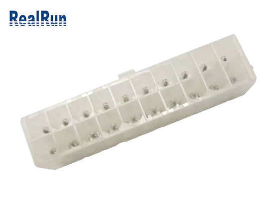 PWB-Titel-Oblaten-Verbindungsstück 7A TAUCHEN Draht ein, um gerades 2*10 Pin Nylon 66 zu verschalen
