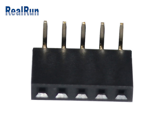 weiblicher Messinggrad 500VAC des Titel-3.0A des Verbindungsstück-90 durch Loch für LCM LED