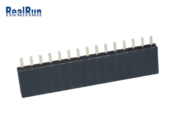 PA6T-Bad PWBs weibliche Neigung des Titel-Verbindungsstück-15P 2.54mm gerade für VCD