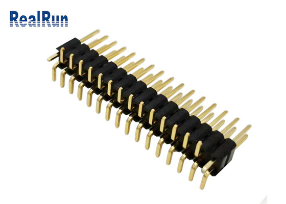 Doppelreihe H5.0 vertikales SMT PA6T GF Pin Header Connector LCP PBT für LCM LED