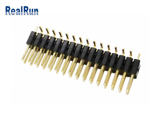 Doppelreihe H5.0 vertikales SMT PA6T GF Pin Header Connector LCP PBT für LCM LED