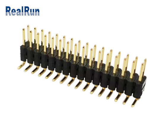 Doppelreihe H5.0 vertikales SMT PA6T GF Pin Header Connector LCP PBT für LCM LED