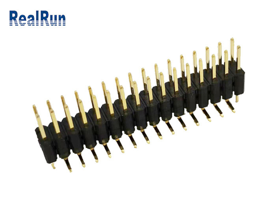 Doppelreihe H5.0 vertikales SMT PA6T GF Pin Header Connector LCP PBT für LCM LED
