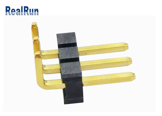Messing-LCP Pin Header Connector Au 3μ“ Pin Header 1*3P H3.2 SGS LCP