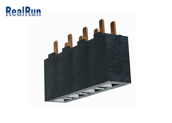 Männliches Verbindungsstück 5.08Mm PWBs eine Art Klemmenkontakt-Phosphor-Bronze des Reihen-weibliche Titel-U