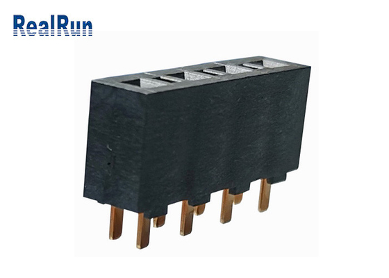 Männliches Verbindungsstück 5.08Mm PWBs eine Art Klemmenkontakt-Phosphor-Bronze des Reihen-weibliche Titel-U