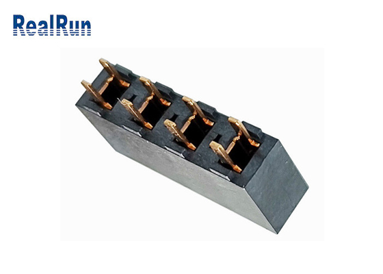 Männliches Verbindungsstück 5.08Mm PWBs eine Art Klemmenkontakt-Phosphor-Bronze des Reihen-weibliche Titel-U