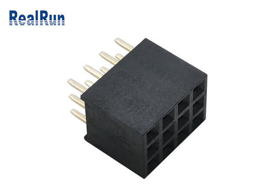 PA6T weiblicher Messinganschluß DC1.5A des Titel-Verbindungsstück-PBT UL94V-0 drei der Reihen-Y