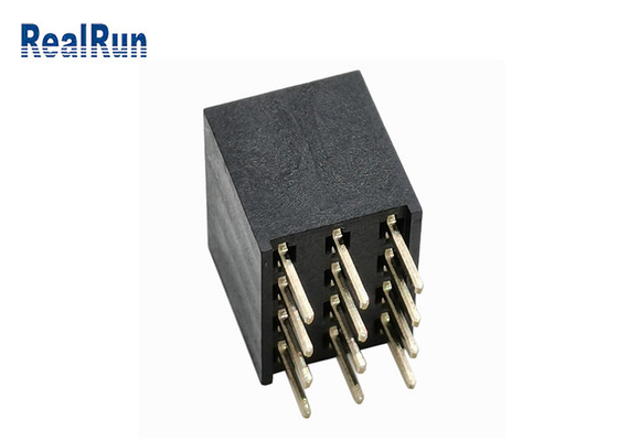 PA6T weiblicher Messinganschluß DC1.5A des Titel-Verbindungsstück-PBT UL94V-0 drei der Reihen-Y
