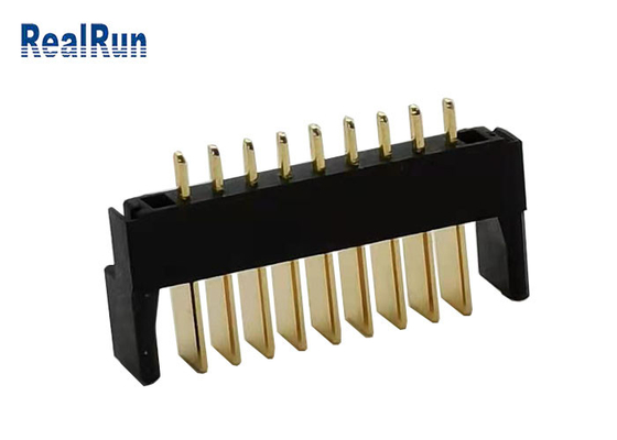 überzog männliches Zellhalter-Nylon-Phosphor-Bronzen-Gold der Batterie-9P 500VAC