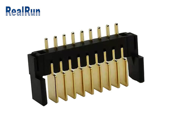 überzog männliches Zellhalter-Nylon-Phosphor-Bronzen-Gold der Batterie-9P 500VAC