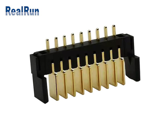 überzog männliches Zellhalter-Nylon-Phosphor-Bronzen-Gold der Batterie-9P 500VAC