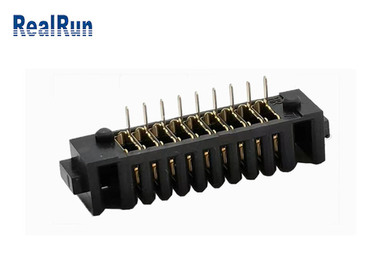 Nylon-weibliche Neigung 500VAC des LCP-Batterie-Zellhalter-9P der Phosphor-Bronzen-2.0mm