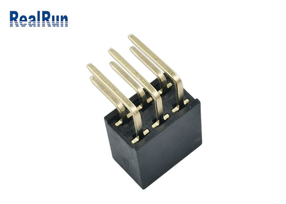 PA6T-BAD weiblicher Goldblitz 2*3 des Titel-Verbindungsstück-Y des Anschluss-H8.5 Pin 1.5A