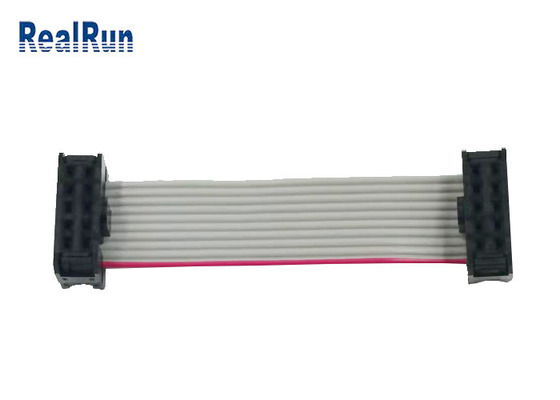 2×5 Titel IDC Flachkabel Neigung PA6T ISO9001 2.54mm für PWB-Brett