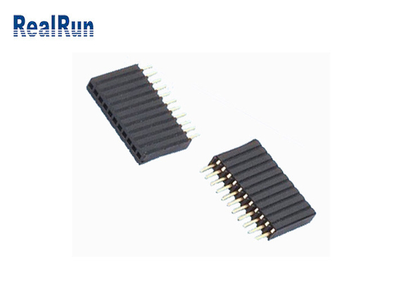 500VDC PA9T weibliches PWB-Titel-Verbindungsstück 1×11P des Titel-Verbindungsstück-LCP PBT