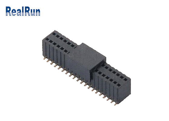 PA9T LCP weiblicher Messing des Titel-Verbindungsstück-500VAC SMD H5.7 2×20P PBT