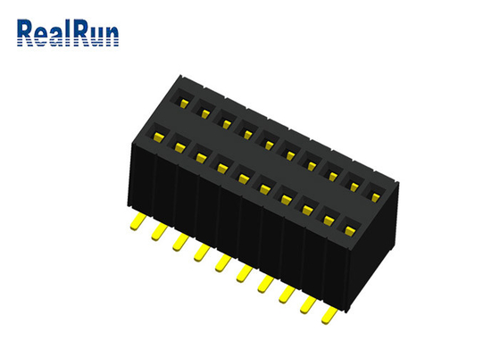 PA6T LCP weibliches Au 1μ“ H5.7 des Titel-Verbindungsstück-20P PBT feuerfest