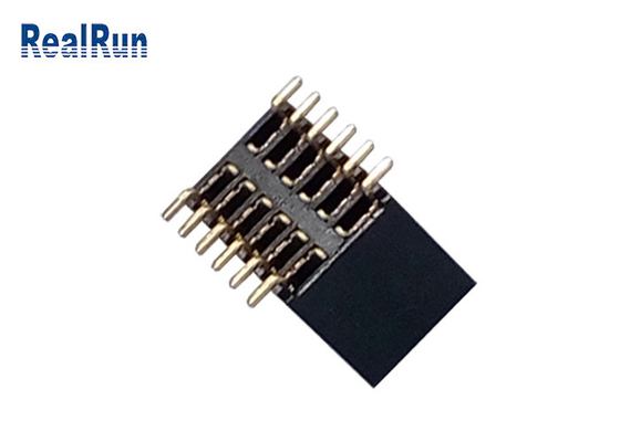 PA6T weibliche Art Phosphorkupfer-Kontakt des Titel-Verbindungsstück-1.27mm der Neigungs-SMD