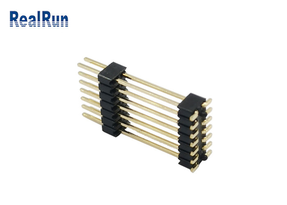 Verbindungsstück-Gold Tin Plating PA6T-Mannes-Pin Header Connector Duals 7P SMT