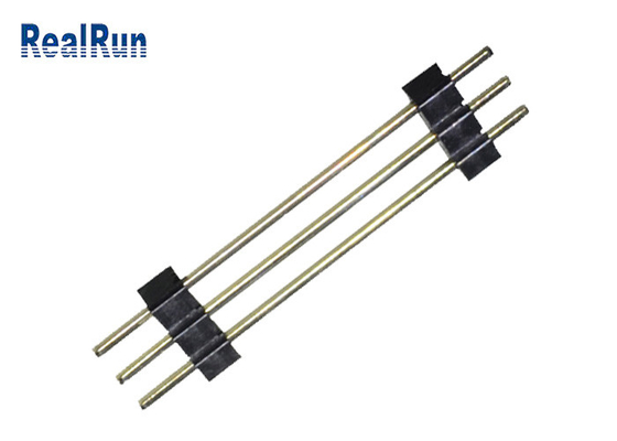 Neigungs-Titel-Oxidation Doppelschicht-lange Pin Headers 2,54 beständig für PWB