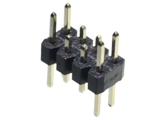 Doppelte Reihe 2,0 Millimeter Pin Header 2*4P gerades langes Pin Short Pin Male Black