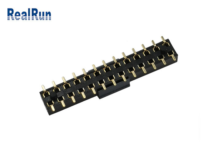 2.54mm SMT Position PWB-Verbindungsstück der weiblicher Titel-Plastikhöhen-3.5mm des Isolator-2x13P