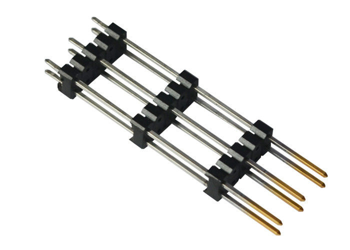 Pin-Titel reihe mit 10 Pin Doppel2,54 Millimeter Neigungs-Titel-gerader Typ- dreiplastik-