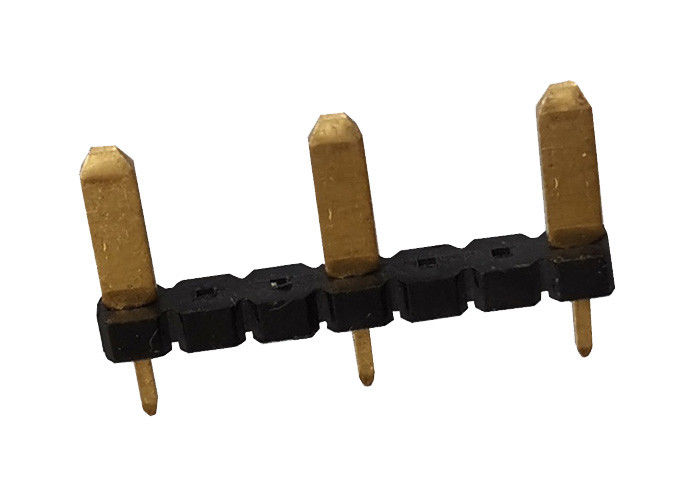 Dauerhafter runder Frau Pin-Titel 1x3 Reihen-Goldblitz Pin einzelner 3,0 Ampere