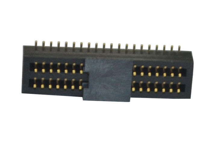 Weibliches Neigung 40 Leiterplatte Pin-Verbindungsstück-0.8mm Material Pin SMT LCP