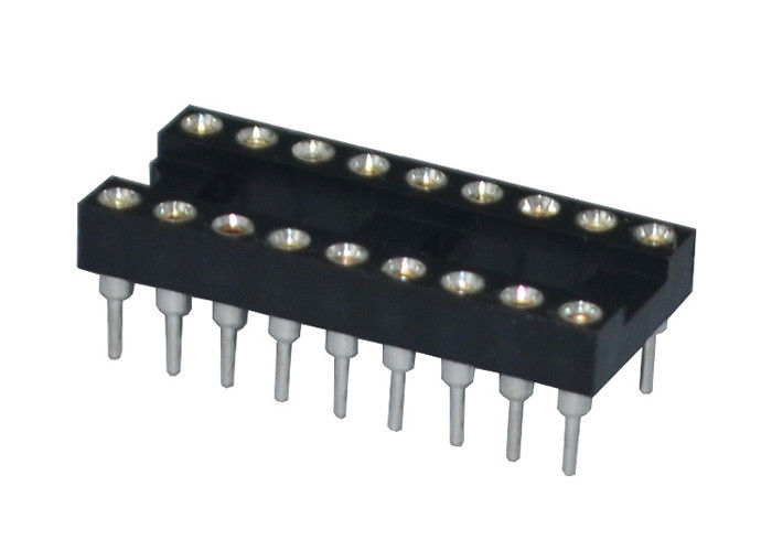 Rundes Sockel 18P des Loch-2.54mm IC gerader Pin-Titel-Verbindungsstück 180 Grad