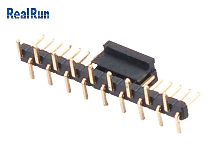 Neigungs-männliches Titel-Verbindungsstück UL94V-0 SMTs SMD einzelne Reihen-9P 1.0mm