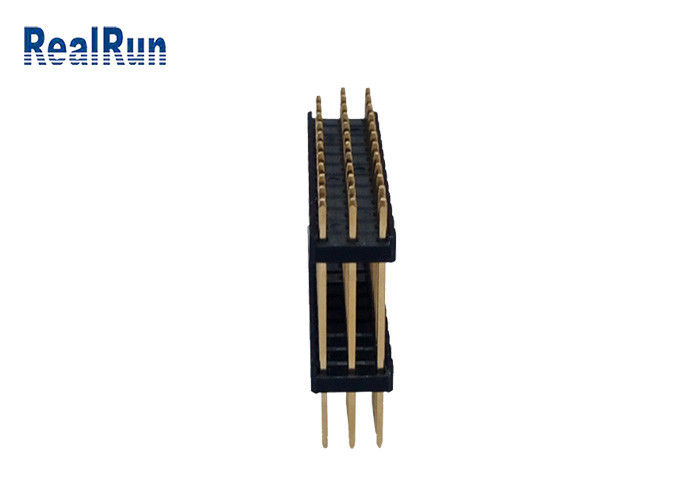 BAD 3.0Amp PBT Gold überzogener Reihe 36 Verbindungsstück-H2.5mm drei Pin
