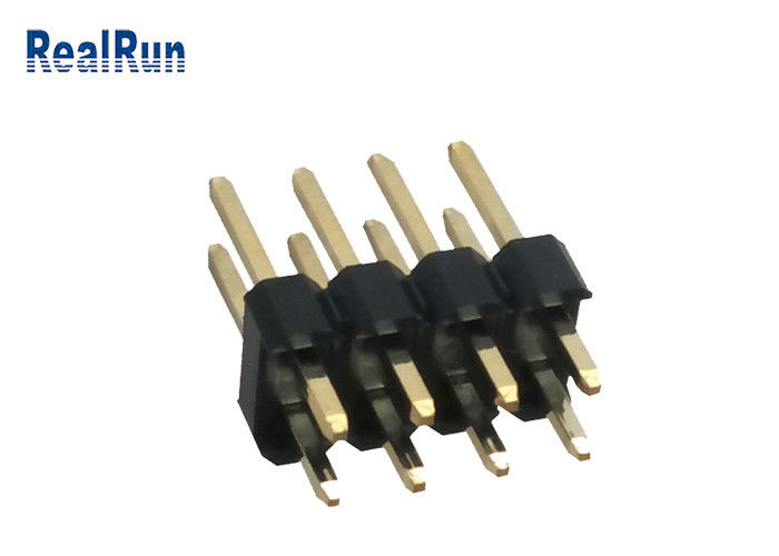 REIHEN-Pin Header Brasss 8P 3.0A PA6T PBT LCP Doppelbrett, zum von UL94V-0 zu verschalen