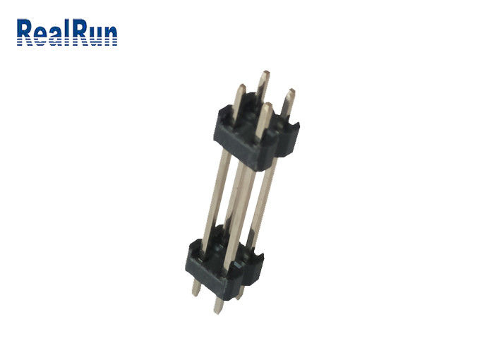 Löten Sie PA6T DC 0,75 Pin Header Connector H2.5 4P PWB-Mann-DC 0.75A