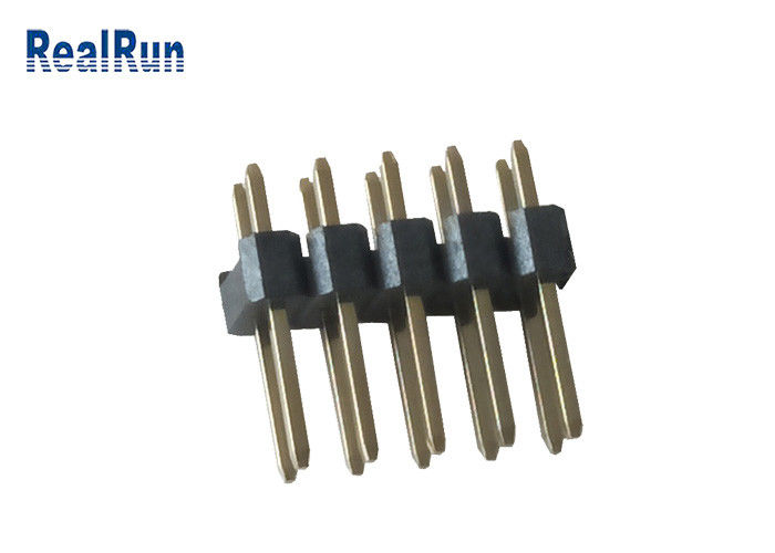 30% GF PH2.54 Doppelreihen-Titel-Verbindungsstück PA6T 2*5P Pin Header PBT LCP