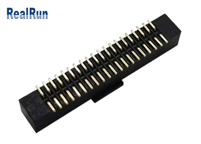 Idc-Verbindungsstück-Mann-40 Pin SMD Pin Box DC2A Titel LCP Messing- PA6T mit Kappe