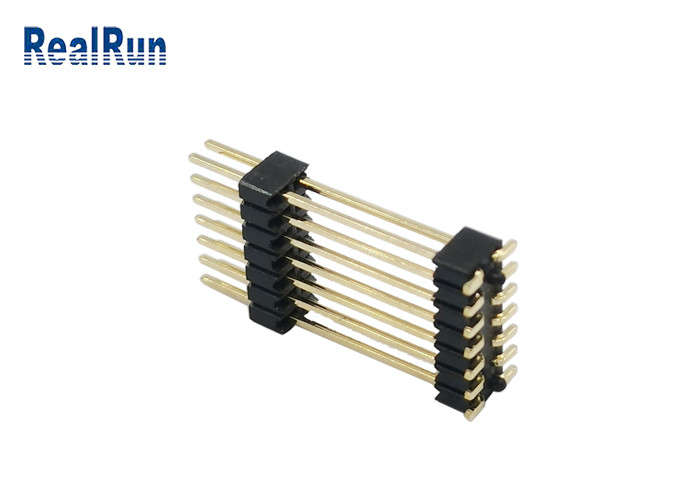 Verbindungsstück-Gold Tin Plating PA6T-Mannes-Pin Header Connector Duals 7P SMT