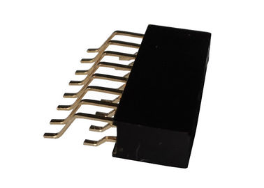 Art 16 Pin des doppelte Reihen-weibliche Titel-Verbindungsstück-2.54mm SMT mit horizontalem