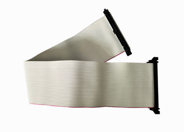 Graues Flachkabel-Versammlungs-Match-Verbindungsstück 2.54mm IDC 40 Pin-variable Länge
