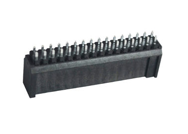 2.54mm Pinnwand 32 zum Leiterplatten-Verbinder, der männliches Titel-Schwarzes Pin lötet