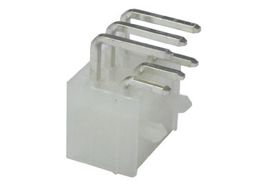 Weißer rechtwinkliger 6 Pin-Titel-Oblaten-PWB-Draht dem Ohm zur Leiterplatten-Verbinder-30m