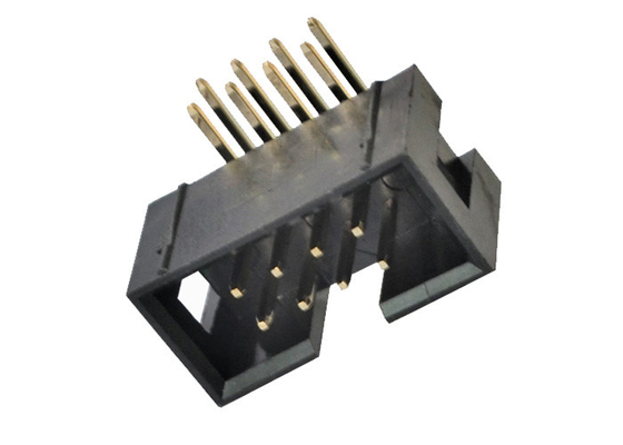 Titel-Verbindungsstück PA6T UL94V-0 des Kasten-2x4P 90 Grad-Biegung Pin Connector